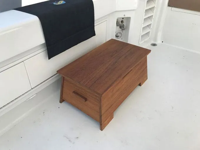 Slide: The Image of Custom Teak Step Box - 53