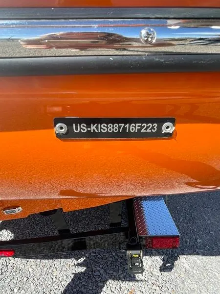 Slide: The Image of 2023 Crownline 220 SS LPX boat with visible hull identification number. - 10