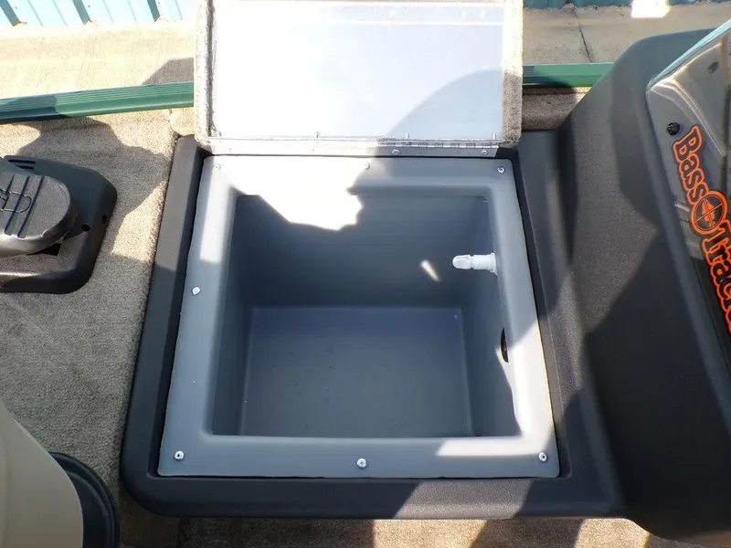 Slide: The Image of Open storage compartment in 2025 Tracker Bass Tracker® Classic Limited boat. - 16