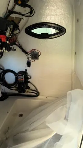 Slide: The Image of 2025 Sea Pro 222 Center Console interior wiring and components. - 19