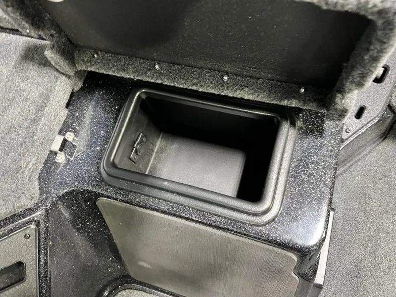 Slide: The Image of Storage compartment in 2025 Skeeter ZXR20 boat interior. - 16