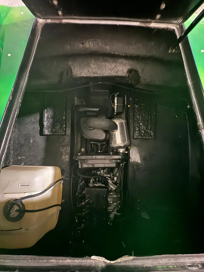 Slide: The Image of Engine compartment of a 2023 Watersports Car Series B, showcasing internal components. - 12