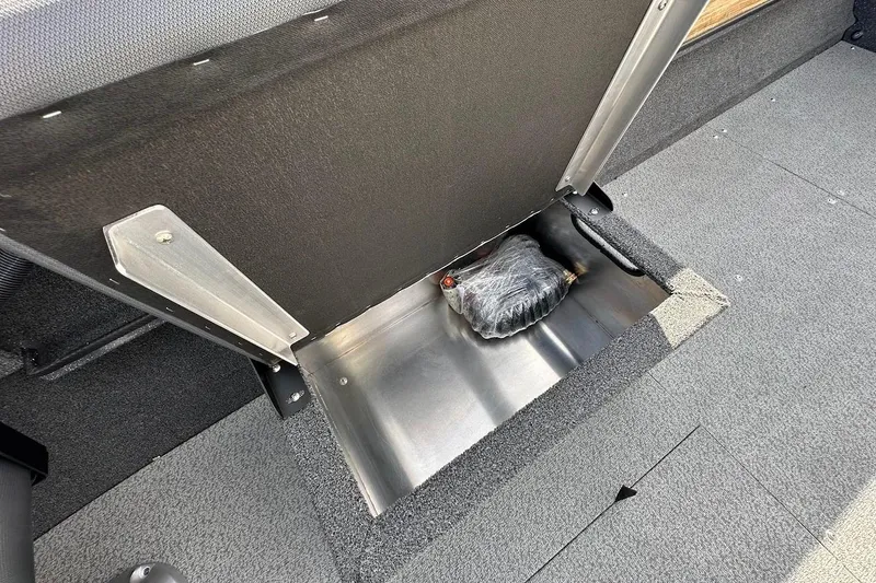 Slide: The Image of Storage compartment in 2025 Duckworth 20 Advantage SE boat, featuring secure interior space. - 31