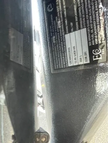 Slide: The Image of Close-up of a 2016 Alumacraft Classic 165 TL boat's identification plate. - 19