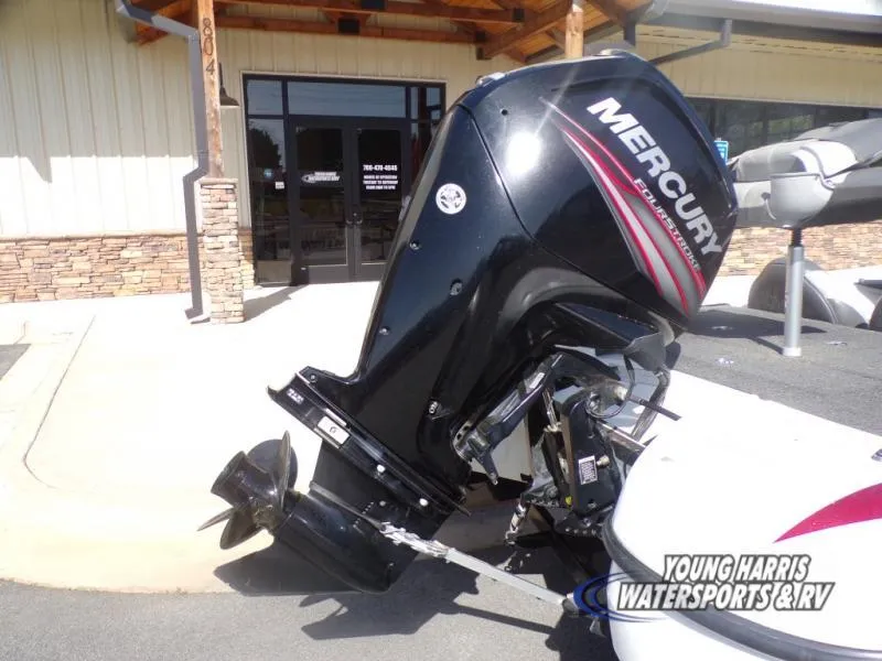 Slide: The Image of 2015 Tracker Nitro Z6 boat with Mercury outboard motor at Young Harris Watersports & RV. - 4