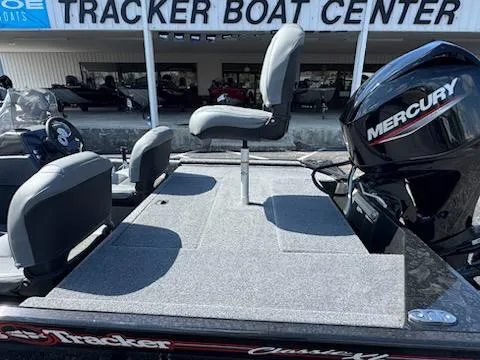 Slide: The Image of 2025 Tracker Bass Tracker Classic XL boat with Mercury engine at Tracker Boat Center. - 5