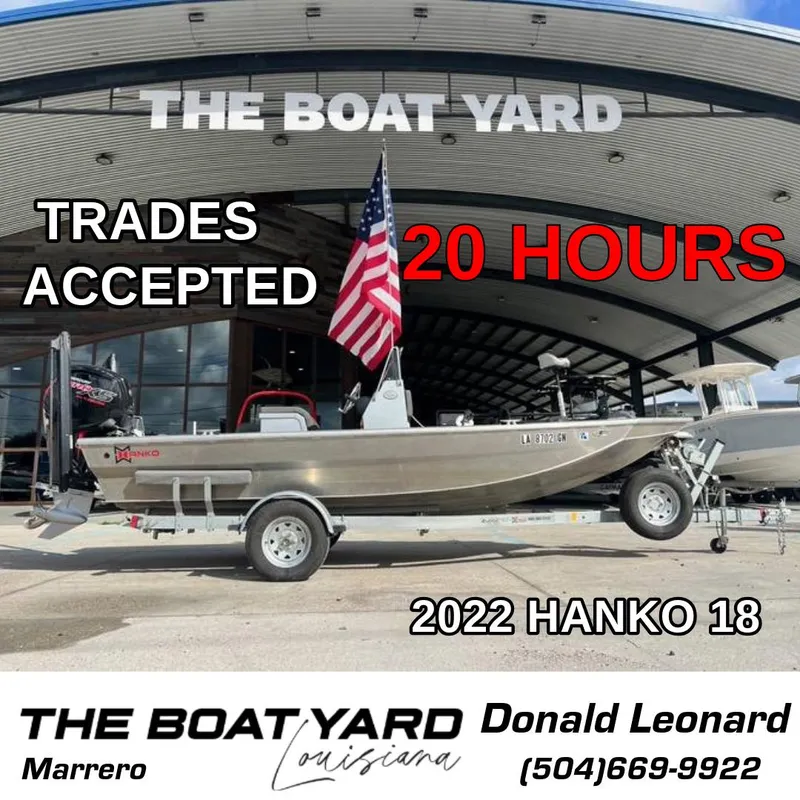 Slide: The Image of 2022 Hanko 185 CCLS boat at The Boat Yard, trades accepted, 20 hours usage. - 1