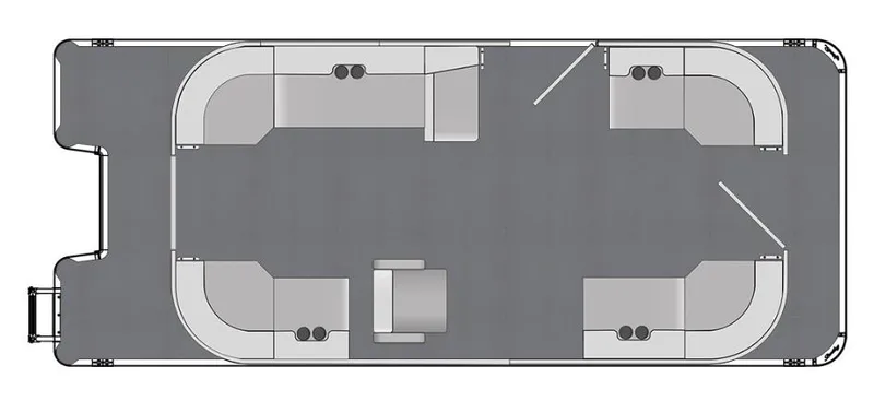 Slide: The Image of 2025 Bentley Pontoons Bolt 223 floor plan, featuring spacious seating and modern design. - 25