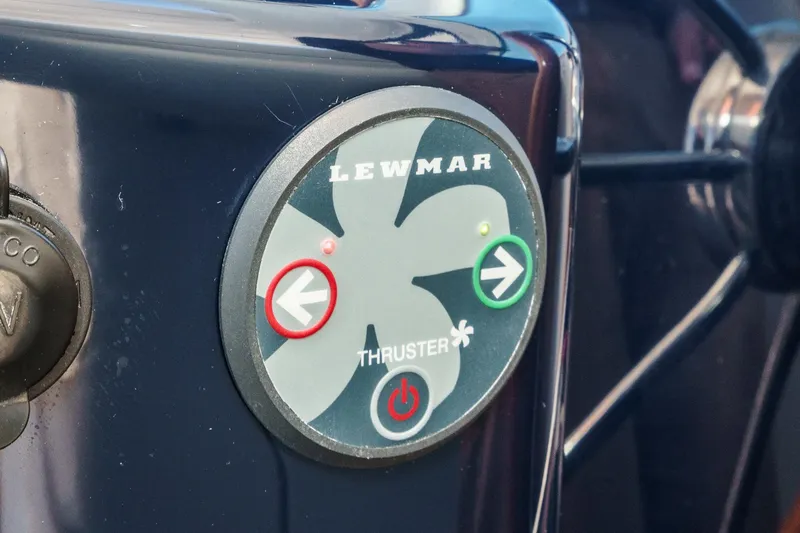 Slide: The Image of Lewmar thruster control panel on 2018 Tiara Yachts 3100 Coronet. - 43