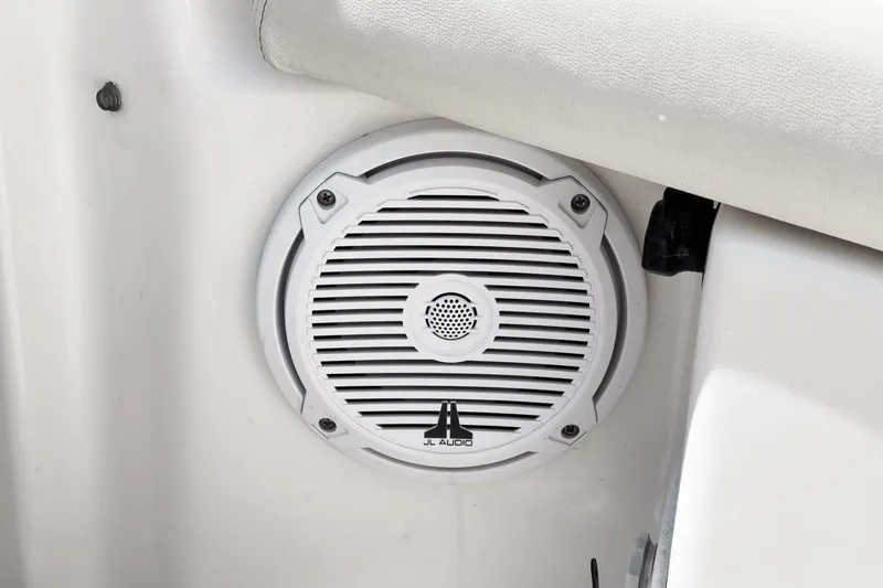 Slide: The Image of Speaker on 2018 Tiara Yachts 3100 Coronet, featuring JL Audio branding. - 45