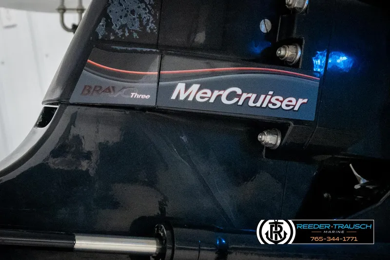 Slide: The Image of MerCruiser Bravo Three engine on a 2014 Crownline 255 SS boat. - 48