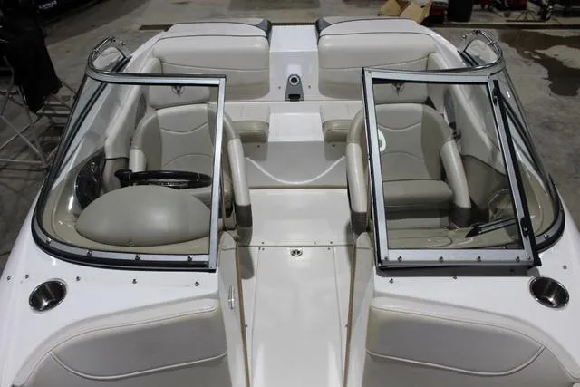 Slide: The Image of 2007 Campion Allante 545i BR boat interior with open windshield and seating. - 31