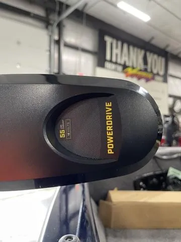 Slide: The Image of 2025 Tracker Pro Guide™ V-175 Combo boat with PowerDrive motor in a showroom. - 12