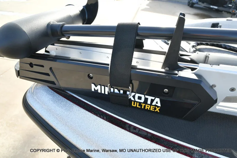 Slide: The Image of Minn Kota Ultrex trolling motor on 2024 Triton 18 TRX boat. - 24