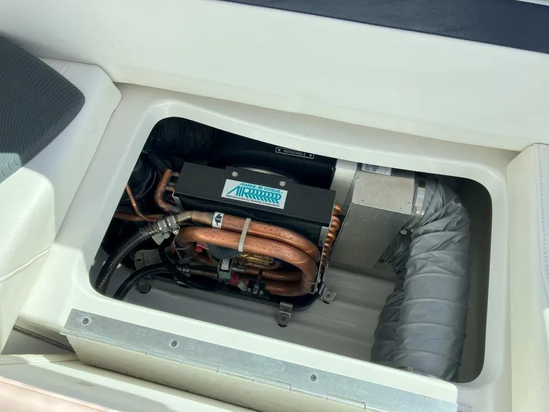 Slide: The Image of 2016 Formula 37 PC air conditioning unit in boat compartment. - 19