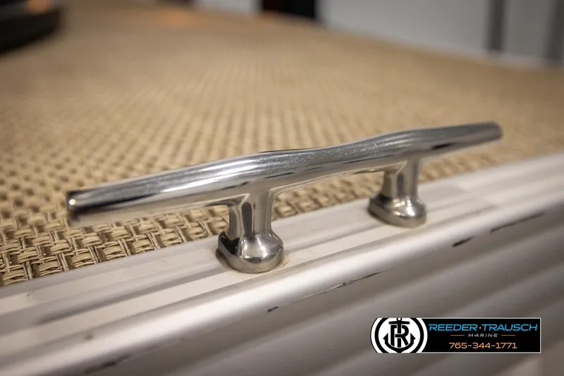Slide: The Image of Stainless steel cleat on 2017 Crest 200 L CPT boat deck. - 46