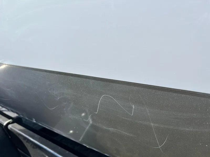 Slide: The Image of 2017 Lund 1750 Rebel XS SS boat with visible surface scratches. - 30