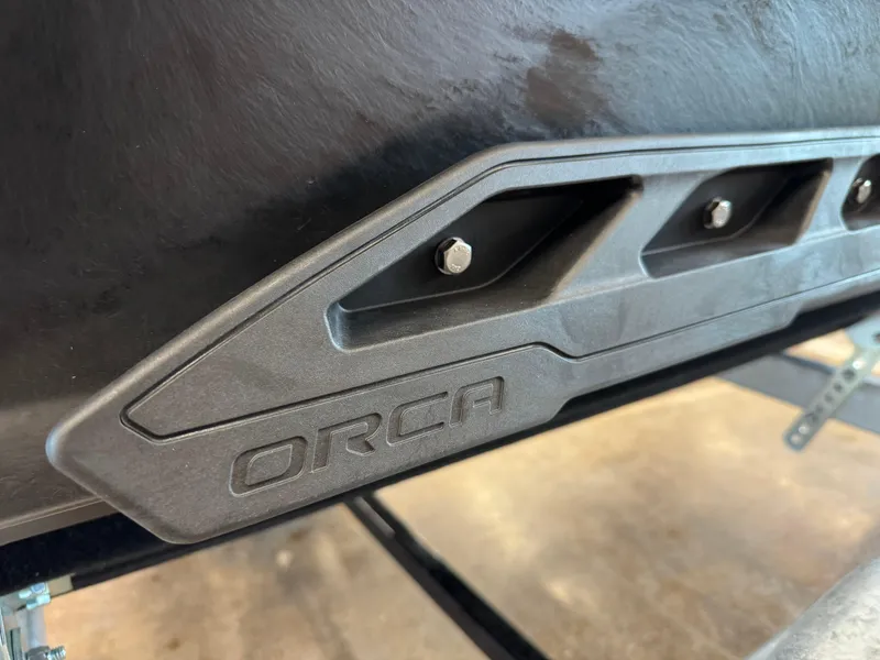 Slide: The Image of 2024 Taiga Orca close-up, showcasing sleek design and branding details. - 16