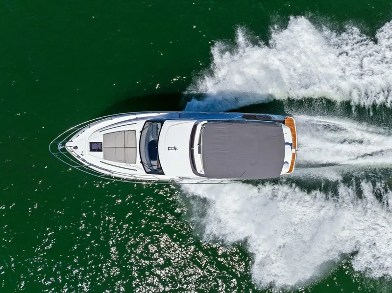 Slide: The Image of Engine room of 2025 Princess F50 yacht, showcasing advanced machinery and equipment. - 40