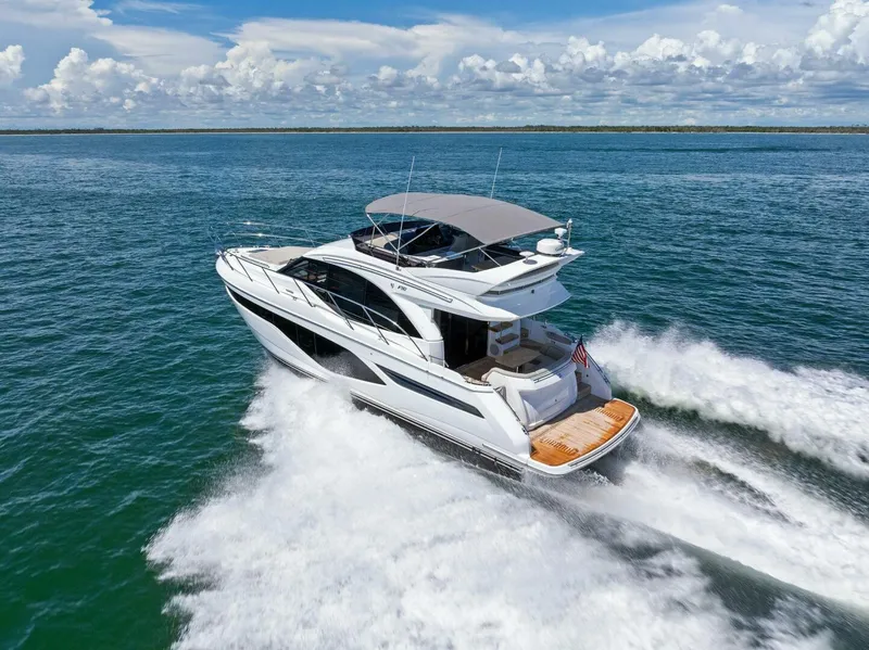 Slide: The Image of Engine room of 2025 Princess F50 yacht, featuring advanced equipment and insulation. - 41