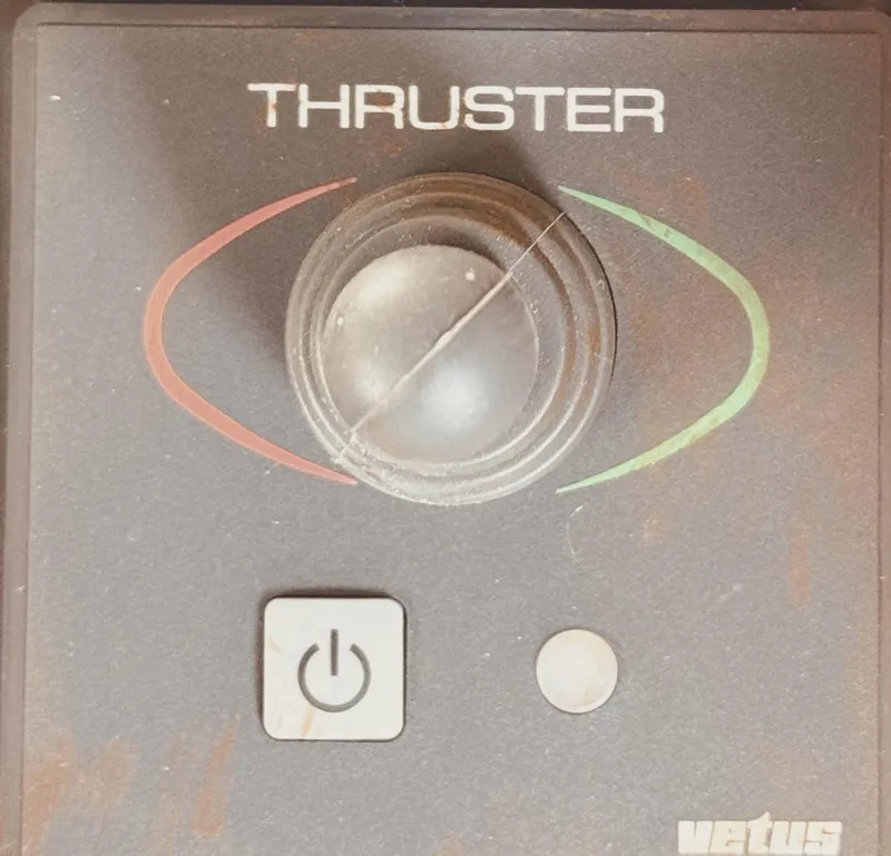 Slide: The Image of Control panel of a 1980 C & L Sea Ranger thruster system by Vetus. - 27