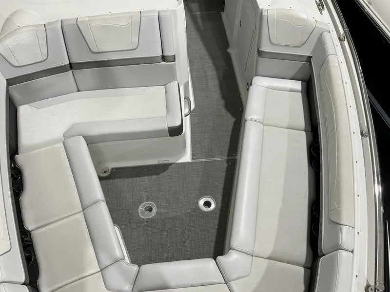 Slide: The Image of 2019 Formula 350 Crossover Bowrider interior with spacious seating and modern design. - 22