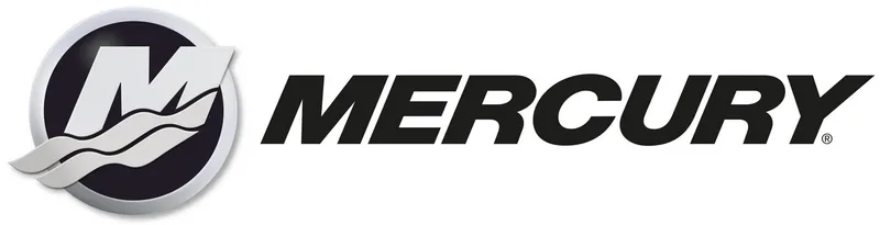 Slide: The Image of Logo of Mercury Marine, featuring stylized "M" with waves. - 16