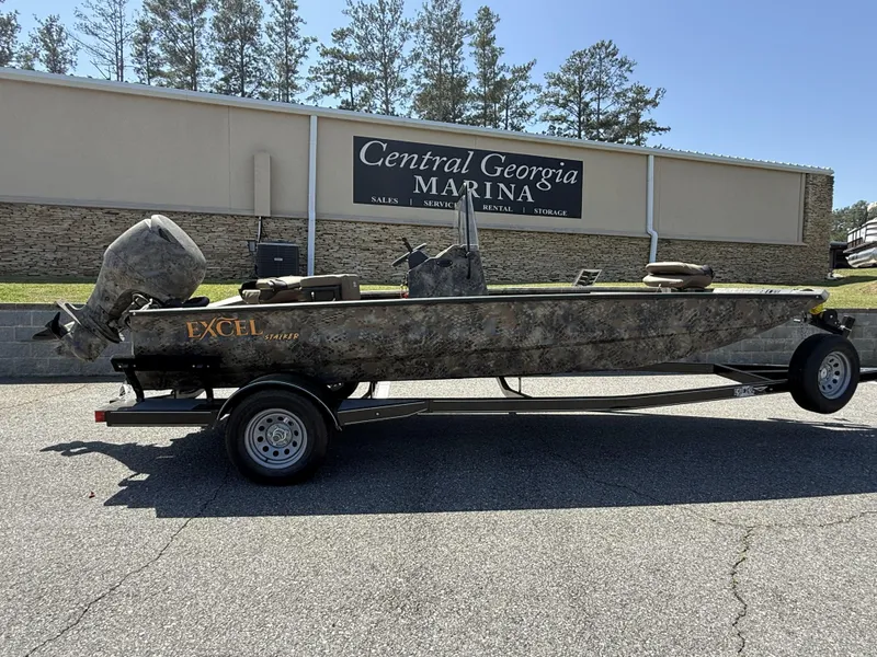 Slide: The Image of 2025 Excel Stalker Center Console 1960 boat at Central Georgia Marina. - 1
