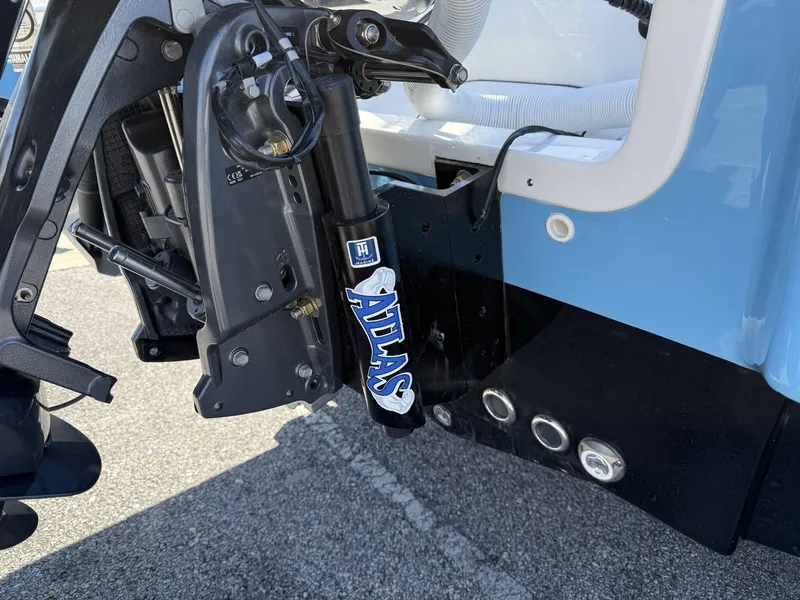 Slide: The Image of 2025 Tidewater 2410 Bay Max boat with Atlas hydraulic jack plate. - 7