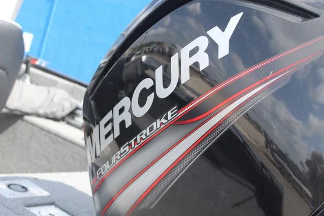 Slide: The Image of Mercury FourStroke engine on 2019 Tracker Pro Guide™ V-165 WT boat. - 11