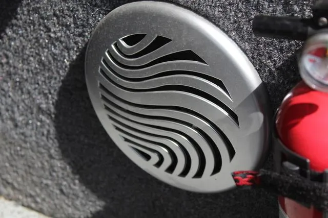 Slide: The Image of Vent cover and fire extinguisher on 2019 Tracker Pro Guide™ V-165 WT boat. - 20