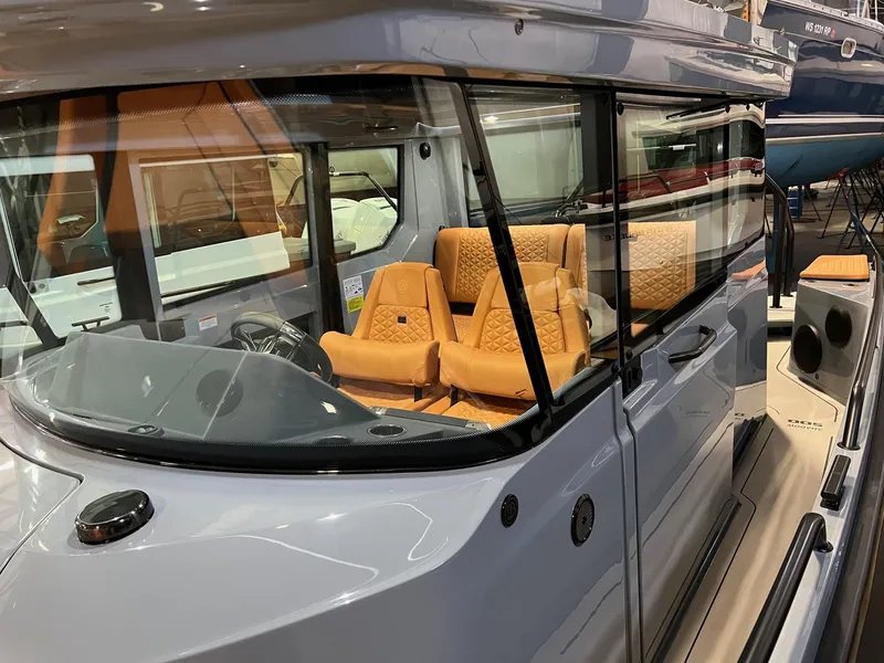 Slide: The Image of 2022 BRABUS Shadow 500 Cabin with luxurious interior and sleek design. - 27