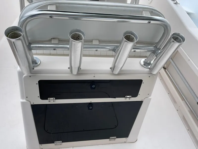 Slide: The Image of Rod holders on a 1999 Grady-White 209 ESCAPE boat. - 8