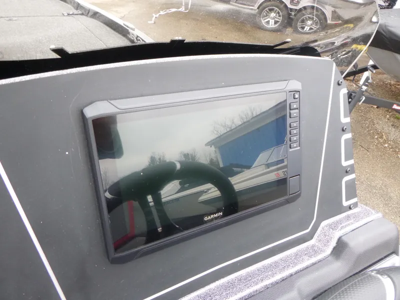 Slide: The Image of 2025 Ranger Z519R Cup-Equipped boat dashboard with Garmin display. - 8