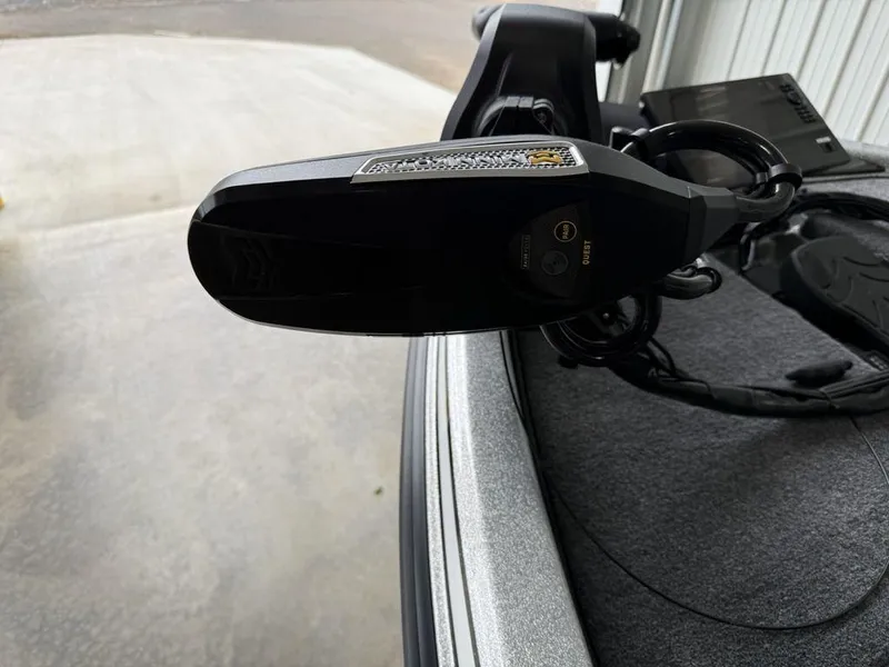 Slide: The Image of Close-up of a 2025 Phoenix 920 Elite II boat component, showcasing sleek design and technology. - 8