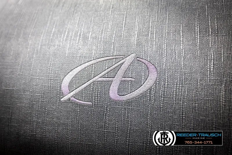 Slide: The Image of Textured surface with Avalon logo, model 2385 CAT EL, 2020. Reeder-Trausch Marine branding. - 36