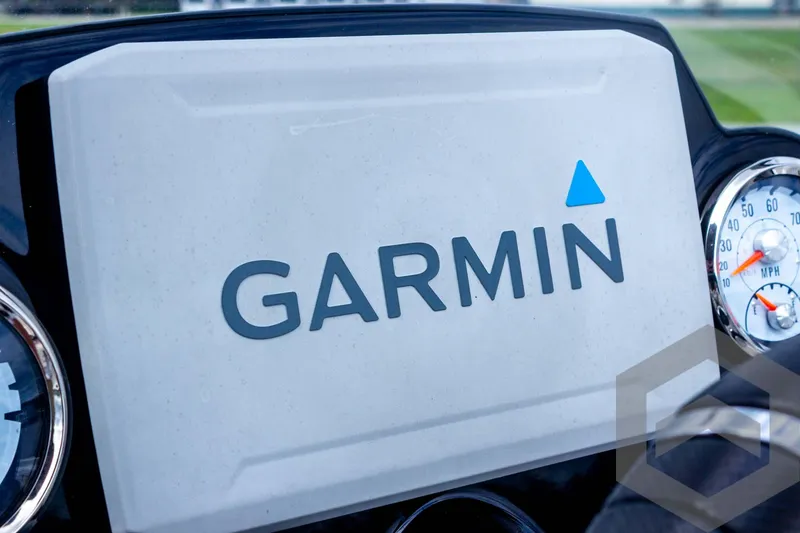 Slide: The Image of Garmin display on 2022 Nitro Z19 Sport dashboard with speedometer. - 39