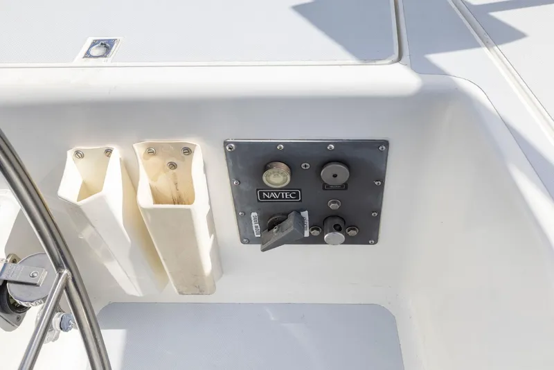 Slide: The Image of Control panel on 1986 J Boats J/40 sailboat with Navtec system. - 32