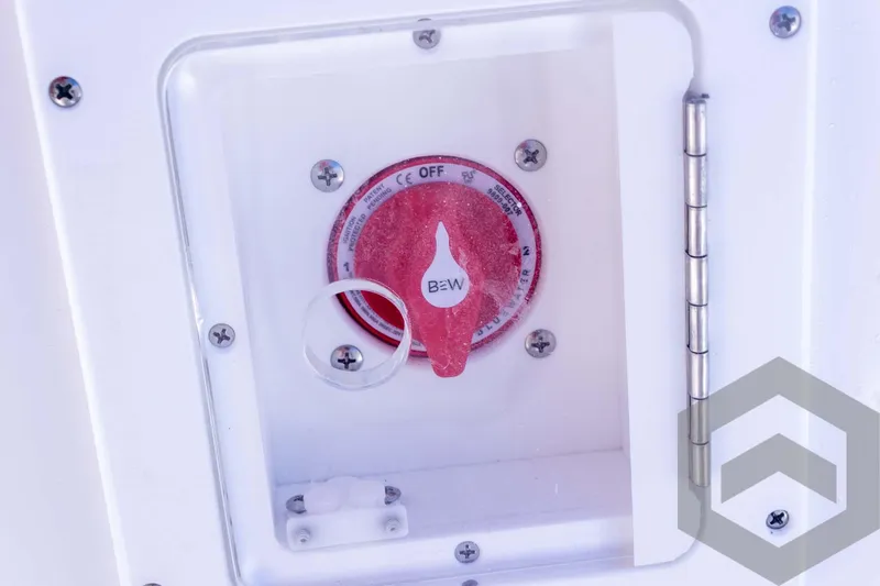 Slide: The Image of Battery switch on 2025 Tidewater 2410 Bay Max boat. - 37