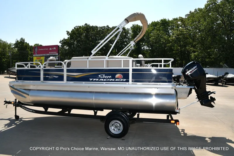 Slide: The Image of Sun Tracker Bass Buggy 18 DLX w/60HP CT 4 Stroke 2025 - 18