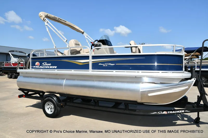 Slide: The Image of Sun Tracker Bass Buggy 18 DLX w/60HP CT 4 Stroke 2025 - 60