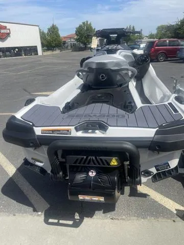 Slide: The Image of 2025 Sea-Doo Waverunner GTX parked in a lot, rear view. - 6