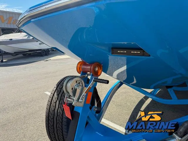 Slide: The Image of 2022 Moomba Makai boat on trailer at VS Marine Boating Center. - 5