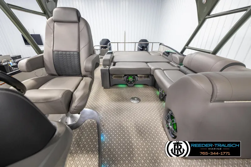 Slide: The Image of 2022 Avalon Catalina VRB interior with luxurious seating and modern design features. - 13