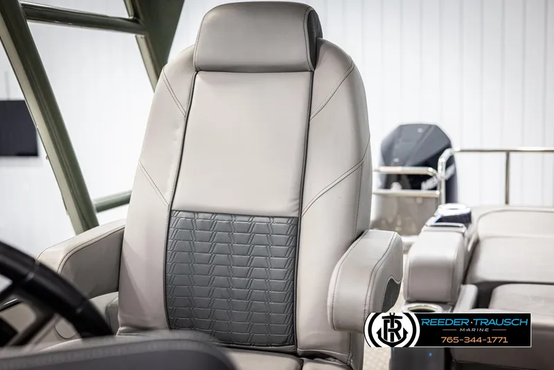 Slide: The Image of Luxurious seating in 2022 Avalon Catalina VRB boat by Reeder-Trausch Marine. - 37