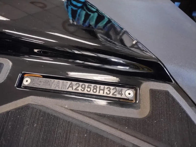 Slide: The Image of 2024 Yamaha WaveRunner GP SVHO hull identification number plate. - 5