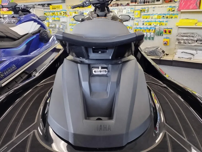 Slide: The Image of 2024 Yamaha WaveRunner GP SVHO in showroom, showcasing sleek design and advanced features. - 6