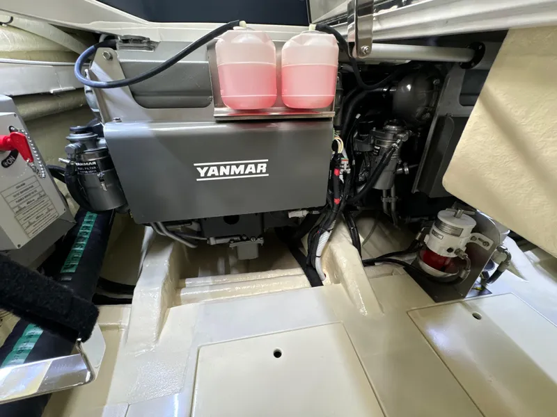 Slide: The Image of Engine compartment of a 2015 Riva Aquariva Super with Yanmar components. - 12