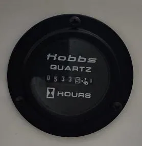 Slide: The Image of Hobbs Quartz hour meter displaying 533.5 hours on a 2007 Cobalt 282. - 13