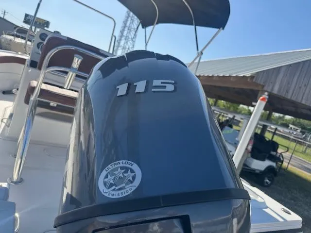 Slide: The Image of 2025 Parker 18SE Center Console boat with 115 horsepower engine, ultra-low emission. - 7